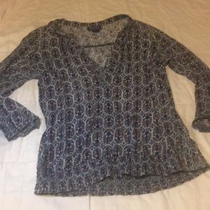 Lucky Brand, Bohemian Blouse, Size L